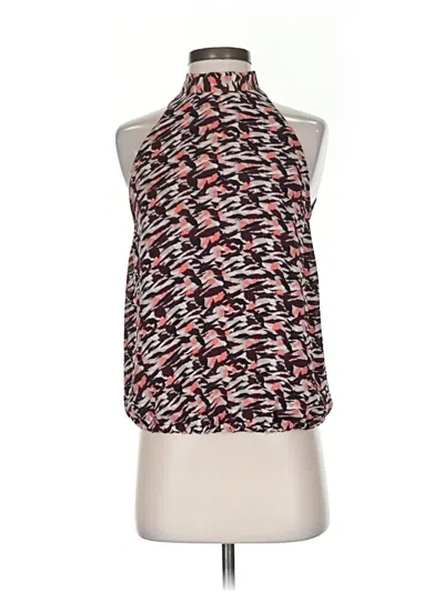 Pre-owned Reiss Sleeveless Blouse In Black