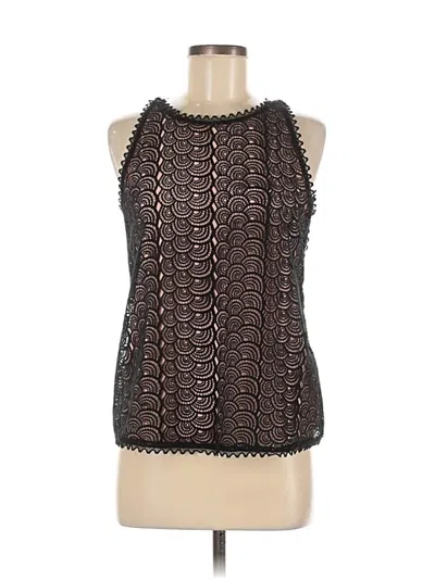 Pre-owned Reiss Sleeveless Blouse In Black