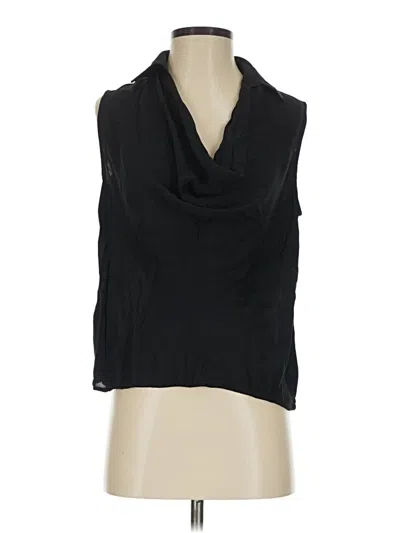 Pre-owned Reiss Sleeveless Blouse In Black