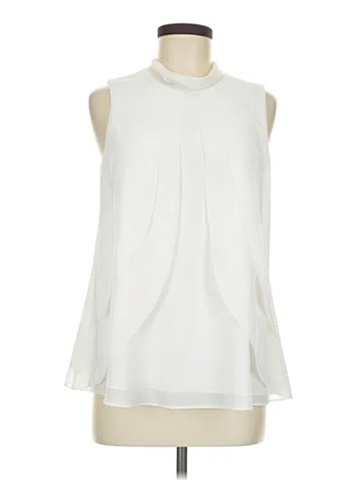 Pre-owned Reiss Sleeveless Blouse In Ivory