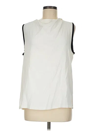 Pre-owned Reiss Sleeveless Blouse In Ivory