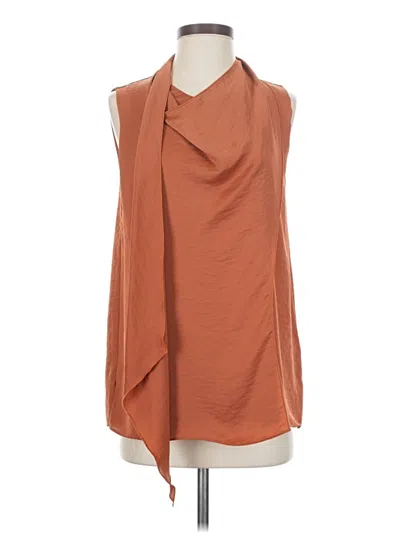 Pre-owned Reiss Sleeveless Blouse In Orange