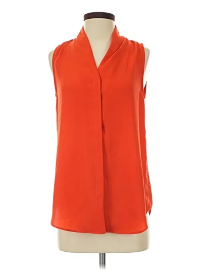 Pre-owned Reiss Sleeveless Blouse In Orange
