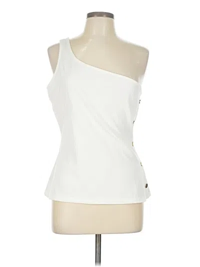 Pre-owned Reiss Sleeveless Blouse In White