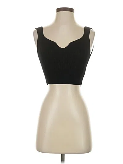 Pre-owned Reiss Sleeveless Top Black Sweetheart Neckline Tops