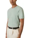 Reiss Slim Fit Crewneck Tee In Mint Green