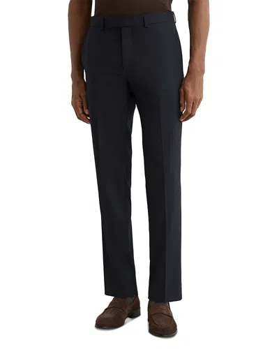 Reiss Slim Fit Formal Trousers In Black