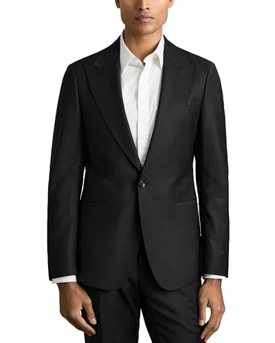 Reiss Slim Fit Peak Lapel Blazer In Navy