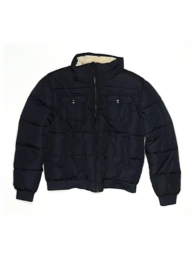 Pre-owned Reiss Kids'  Snow Jacket In Black