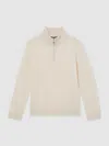 Reiss Snow White Jumper In Neutral