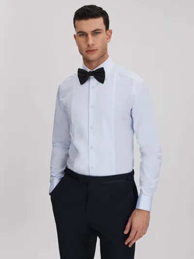 Reiss Soft Blue Cottonla Tuxedo Shirt