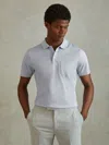 Reiss Austin Mercerized Cotton Slim Fit Pocket Polo Shirt
