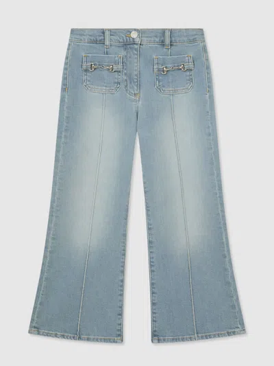 Reiss Kids' Soft Denim Blue Jeans