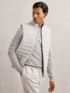 Reiss Soft Grey Cardigan In Gray