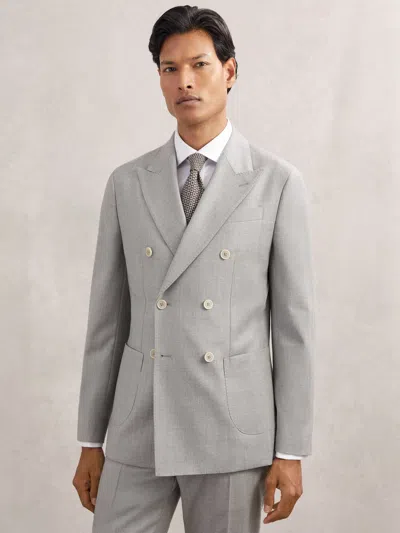 Reiss Soft Grey Jacket In Gray