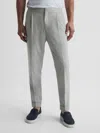 Reiss Brighton Pleated Recycled Polyester Blend Pants