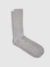 Reiss Soft Grey Socks In Gray