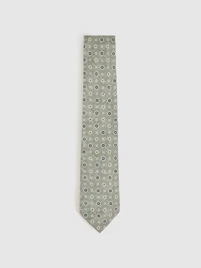 Reiss Soft Sage Tie In Green