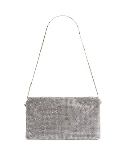 Reiss Soho Chainmail Shoulder Bag In Silver