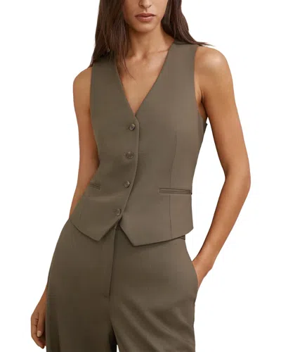 Reiss Solene Wool-blend Tailored Waistcoat