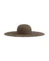 Reiss Sonia Straw Hat In Brown