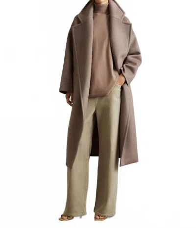 Reiss Sophia Colorblock Roll Neck Sweater In Tan In Beige