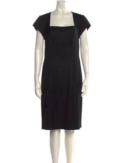 Pre-owned Reiss Square Neckline Knee-length Dress W/ Tags In Multi