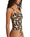 Reiss Squareneck Swimsuit