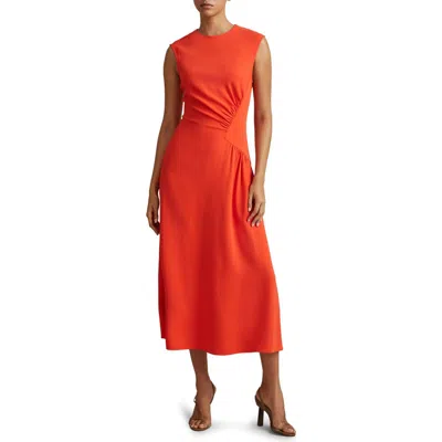 REISS REISS STACEY SLEEVELESS MIDI DRESS
