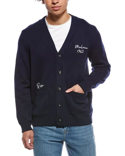 Reiss Stealth Wool-blend Sweater In Blue