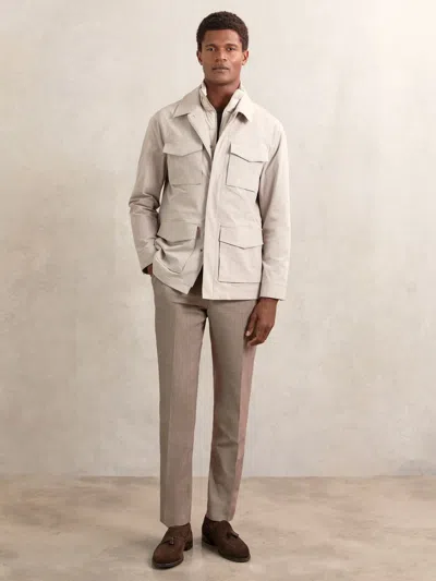 REISS REISS STONE BRYSON REMOVABLE-GILET SAFARI JACKET