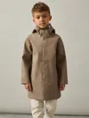 Reiss Stone Eero 13-14 Yrs Water Repellent Hooded Coat