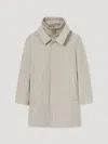 Reiss Stone Logan 13-14 Yrs Gabardine Coat With Removable Gilet