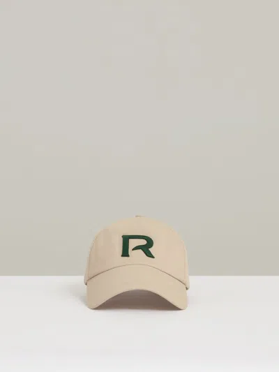 Reiss Stone Logo-embroidered Varsity Baseball Cap In Neutral