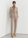 Reiss Stone Neutral Slim-fit Suit Trousers