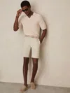 Reiss Stone Oe Cotton Chino Shorts With Stretch