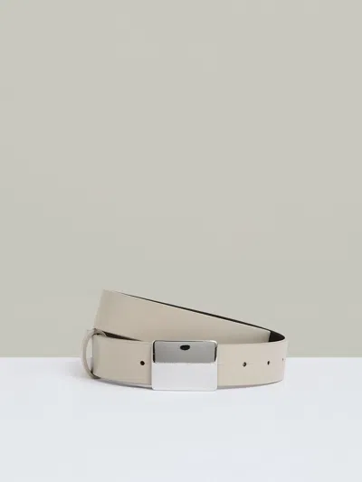 Reiss Stone Square-buckle Belt