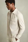 Reiss Stone Ascend Technical Zip-through Overshirt