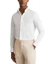 Reiss Storm Slim Fit Button Front Shirt In White