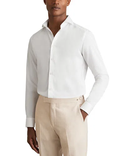 Reiss Storm Slim Fit Button Front Shirt In White