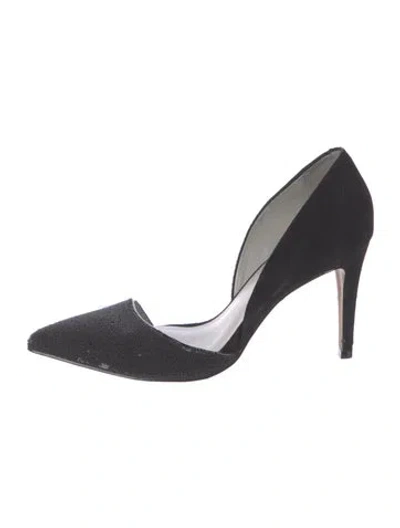 Pre-owned Reiss Suede D'orsay Pumps In Multi