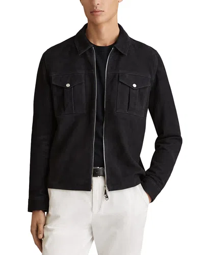 REISS SUEDE SHACKET