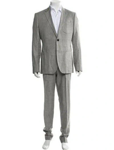 Pre-owned Reiss Suit In Gray