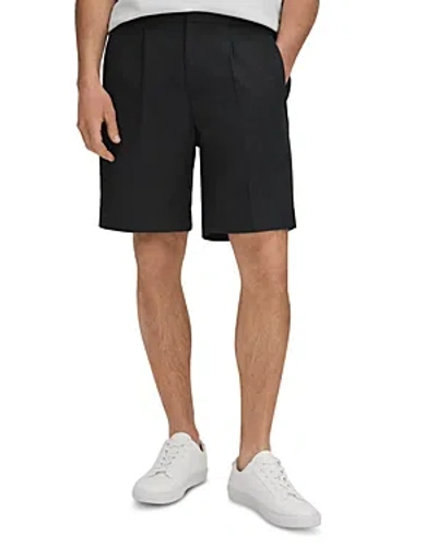 Reiss Sussex Regular Fit Pleated 8.3 Shorts In Navy