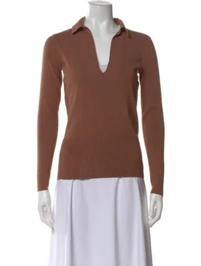 Pre-owned Reiss Sweater In Brown