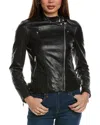 Reiss Tallis-leather Biker 17104320 In Black