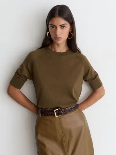 Reiss Tan Penelope Belt In Brown