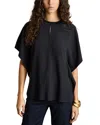 Reiss Tania Cutout Dolman-sleeve Top In Navy
