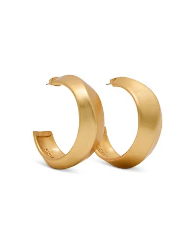 Reiss Tara Twist Hoop Earrings, 1.6 Diameter In Gold