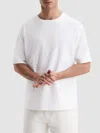 Reiss Tate Garment Dye Oversized T-shirt In White